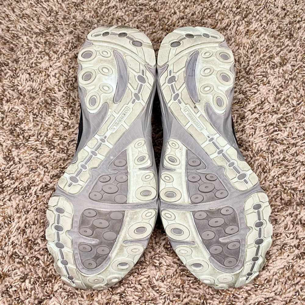 Merrell Black/Grey/Subtle Green Sneakers - Picture 7 of 8